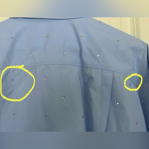 Frame rhinestone button down - Picture 6 of 6